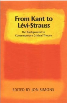 From Kant to Levi-Strauss