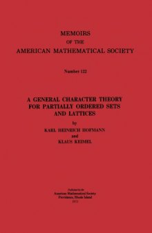 A general character theory for partially ordered sets and lattices