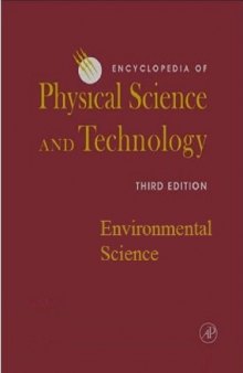 Encyclopedia of Physical Science and Technology, 3e, Environmental Science