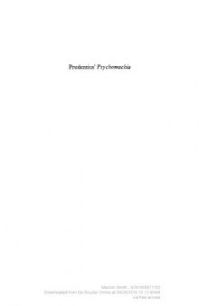 Prudentius’ "Psychomachia": A Reexamination