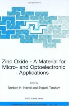 Zinc oxide - a material for micro- and optoelectronic applications