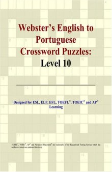 Webster's English to Portuguese Crossword Puzzles: Level 10