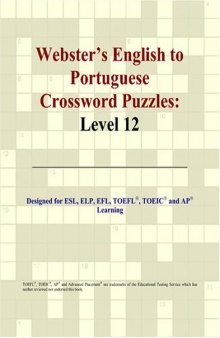 Webster's English to Portuguese Crossword Puzzles: Level 12