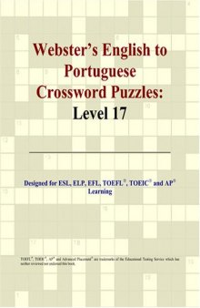 Webster's English to Portuguese Crossword Puzzles: Level 17