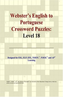 Webster's English to Portuguese Crossword Puzzles: Level 18