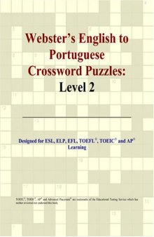 Webster's English to Portuguese Crossword Puzzles: Level 2