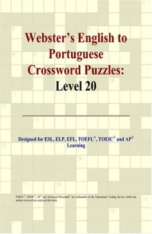 Webster's English to Portuguese Crossword Puzzles: Level 20