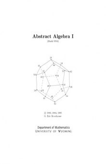 Abstract Algebra I (Math 5550)