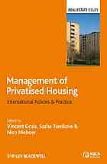 Management of privatised housing : international policies & practice