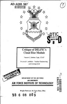 Critique of DELFIC Cloud-Rise Module - USAF