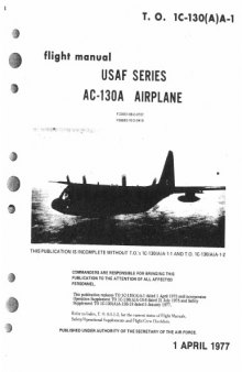 Flight Manual - USAF Series AC-130A [T.O. 1C-130(A)A-1