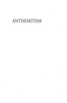 Antisemitism  A Historical Encyclopedia of Prejudice and Persecution