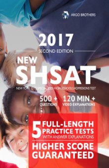 New York City NEW SHSAT Test Prep 2017, Specialized High School Admissions Test (Argo Brothers)
