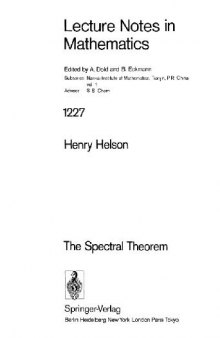 The Spectral Theorem