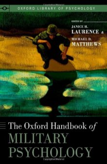 The Oxford Handbook of Military Psychology