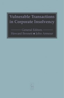 Vulnerable Transactions in Corporate Insolvency