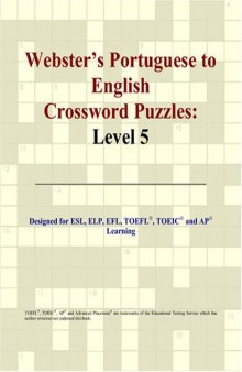 Webster's Portuguese to English Crossword Puzzles: Level 5