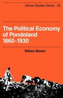 The Political Economy of Pondoland 1860-1930 