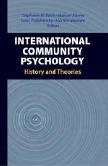 International Community Psychology: History and Theories