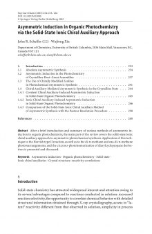 Organic Solid State Reactions