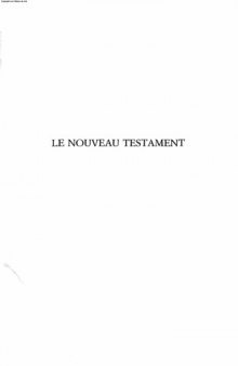 Bible de Jerusalem 1998 - Nouveau Testament (scan)