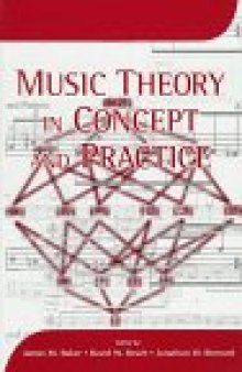 Music Theory in Concept and Practice 