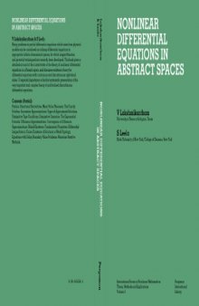 Nonlinear Differential Equations in Abstract Spaces