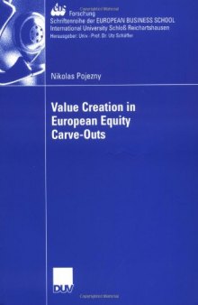 Value Creation in European Equity Carve-Outs