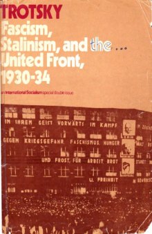 Fascism, Stalinism and the United Front, 1930-34