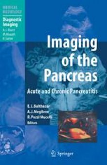 Imaging of the Pancreas: Acute and Chronic Pancreatitis