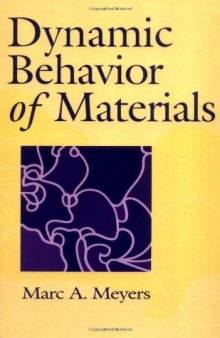 Dynamic Behavior of Materials    