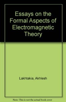 Essays on the formal aspects of electromagnetic theory