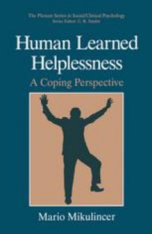Human Learned Helplessness: A Coping Perspective
