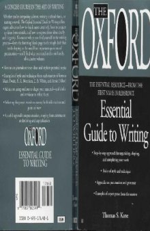 Language English The Oxford Essential Guide to Writing