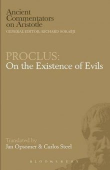 Proclus : on the existence of evils