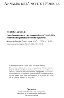 Growth Orders Occurring In Expansions Of Hardy-Field Solutions Of Algebraic Differential-Equations