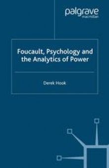 Foucault, Psychology and the Analytics of Power