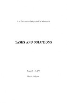 International Olympiad in Informatics 2009 - tasks and solutions