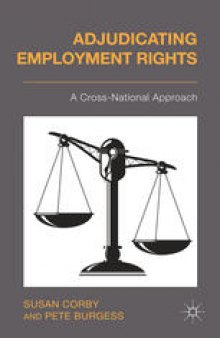 Adjudicating Employment Rights: A Cross-National Approach