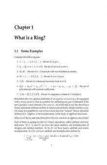 Ring Theory [Lecture notes]