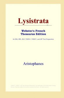 Lysistrata (Webster's French Thesaurus Edition)