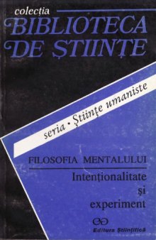 Filosofia mentalului~ Intentionalitate si experiment