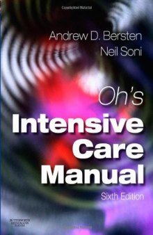 Oh's Intensive Care Manual, 6th edition