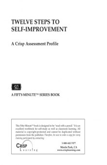 Twelve Steps to Self-Improvement: A Crisp Assessment Profile