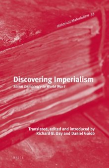 Discovering imperialism : social democracy to World War I