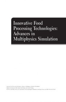 Multiphysics simulation of emerging food processing technologies