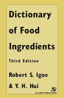 Dictionary of food ingredients