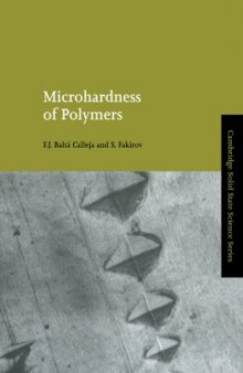 Microhardness of Polymers (Cambridge Solid State Science Series)