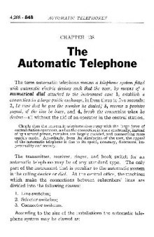 automatic telephones