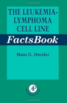 The Leukemia-Lymphoma Cell Line Facts: Book